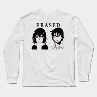 Erased Boku dake ga inai machi Kayo and Satoru Long Sleeve T-Shirt